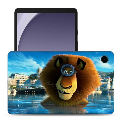 Дизайнерский силиконовый чехол для Samsung Galaxy Tab A9 Мадагаскар