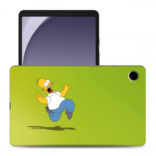 Дизайнерский силиконовый чехол для Samsung Galaxy Tab A9 Симпсоны 