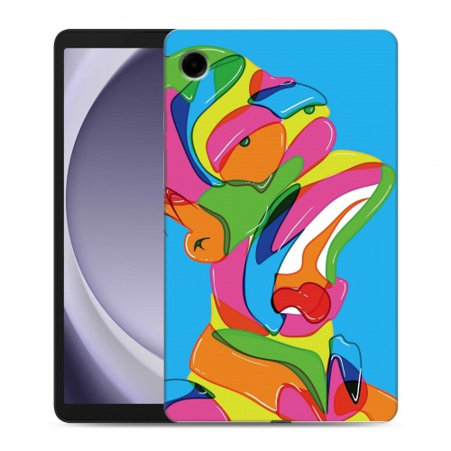 Дизайнерский силиконовый чехол для Samsung Galaxy Tab A9 Симпсоны