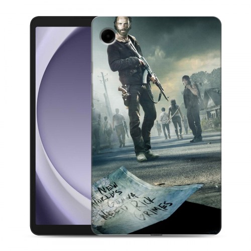 Дизайнерский силиконовый чехол для Samsung Galaxy Tab A9 ходячие мертвецы