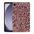 Дизайнерский силиконовый чехол для Samsung Galaxy Tab A9 кофе