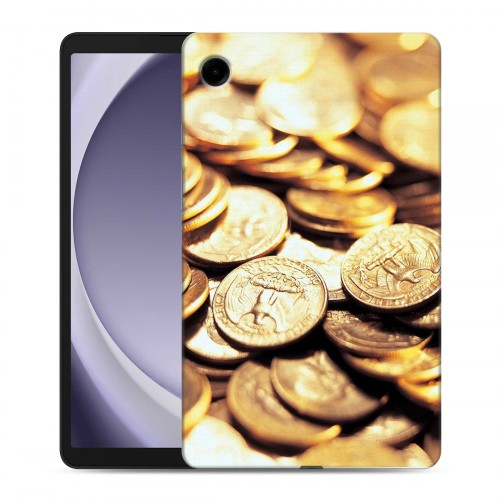Дизайнерский силиконовый чехол для Samsung Galaxy Tab A9 Текстуры денег