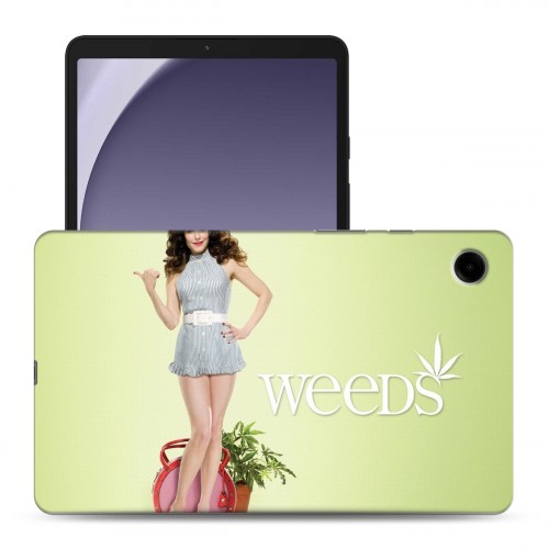 Дизайнерский силиконовый чехол для Samsung Galaxy Tab A9 Weeds