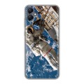 Дизайнерский силиконовый чехол для Samsung Galaxy A05 Космонавт