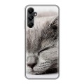 Дизайнерский силиконовый чехол для Samsung Galaxy A05s Коты