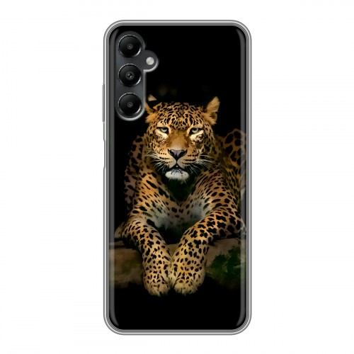 Дизайнерский силиконовый чехол для Samsung Galaxy A05s Леопард