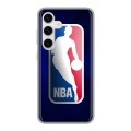 Дизайнерский силиконовый чехол для Samsung Galaxy S24 НБА