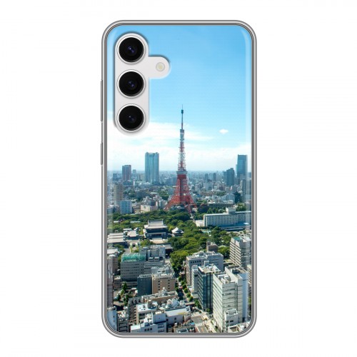 Дизайнерский силиконовый чехол для Samsung Galaxy S24 Токио