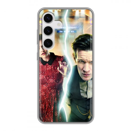 Дизайнерский силиконовый чехол для Samsung Galaxy S24 Доктор Кто