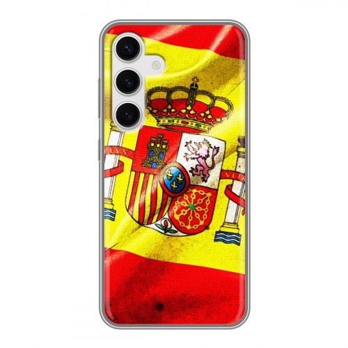Дизайнерский силиконовый чехол для Samsung Galaxy S24 Флаг Испании