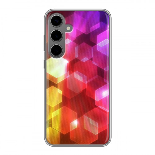 Дизайнерский силиконовый чехол для Samsung Galaxy S24 Plus Красочные абстракции