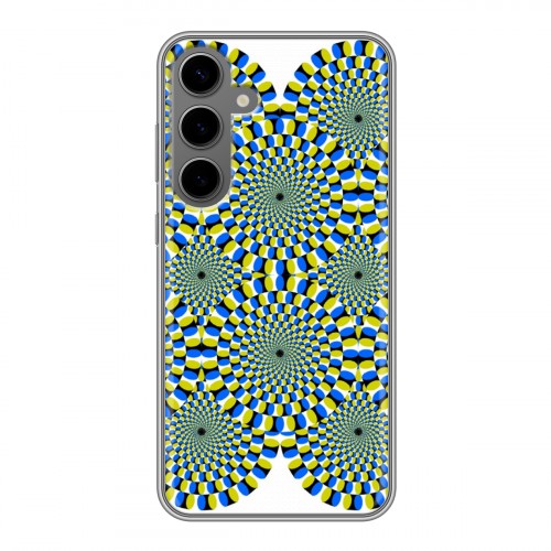 Дизайнерский силиконовый чехол для Samsung Galaxy S24 Plus Оптические иллюзии