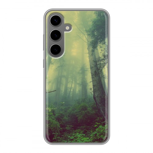 Дизайнерский пластиковый чехол для Samsung Galaxy S24 Plus лес