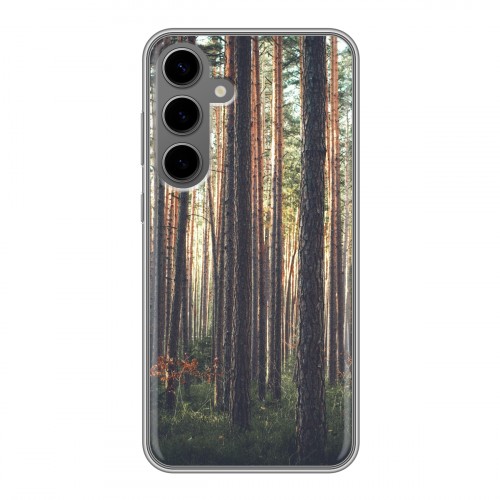 Дизайнерский силиконовый чехол для Samsung Galaxy S24 Plus лес