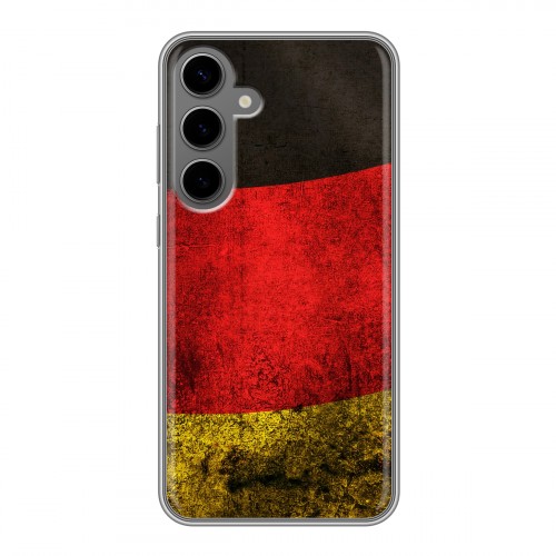 Дизайнерский силиконовый чехол для Samsung Galaxy S24 Plus Флаг Германии