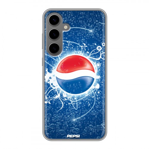 Дизайнерский пластиковый чехол для Samsung Galaxy S24 Plus Pepsi