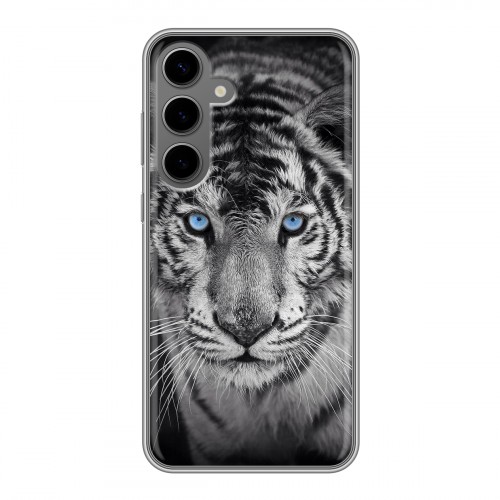 Дизайнерский силиконовый чехол для Samsung Galaxy S24 Plus Тигры