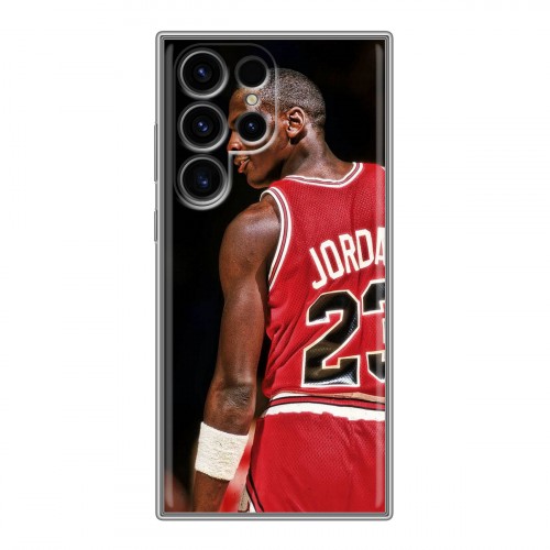 Дизайнерский силиконовый чехол для Samsung Galaxy S24 Ultra Майкл Джордан