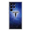 Дизайнерский силиконовый чехол для Samsung Galaxy S24 Ultra Tesla