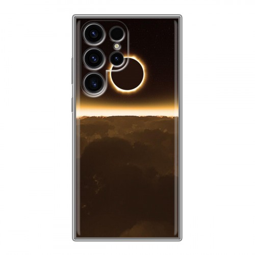Дизайнерский силиконовый чехол для Samsung Galaxy S24 Ultra Затмение