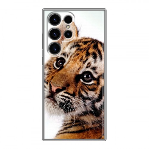 Дизайнерский силиконовый чехол для Samsung Galaxy S24 Ultra Тигры