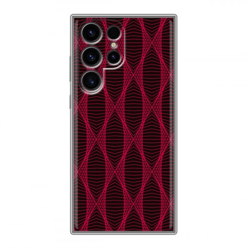 Дизайнерский силиконовый чехол для Samsung Galaxy S24 Ultra Геометрические вихри