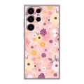 Дизайнерский силиконовый чехол для Samsung Galaxy S24 Ultra Причудливые цветы
