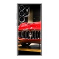 Дизайнерский силиконовый чехол для Samsung Galaxy S24 Ultra Maserati
