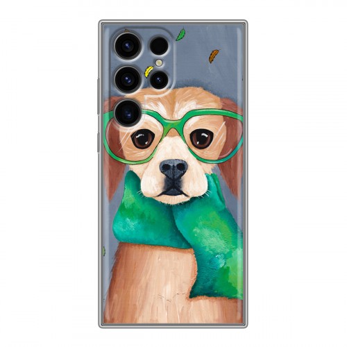 Дизайнерский пластиковый чехол для Samsung Galaxy S24 Ultra Собаки
