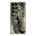Дизайнерский силиконовый чехол для Samsung Galaxy S24 Ultra Леопард