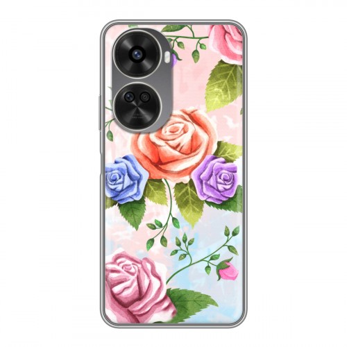Дизайнерский пластиковый чехол для Huawei Nova 11 SE Романтик цветы