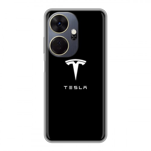 Дизайнерский силиконовый чехол для Itel P55 Plus Tesla