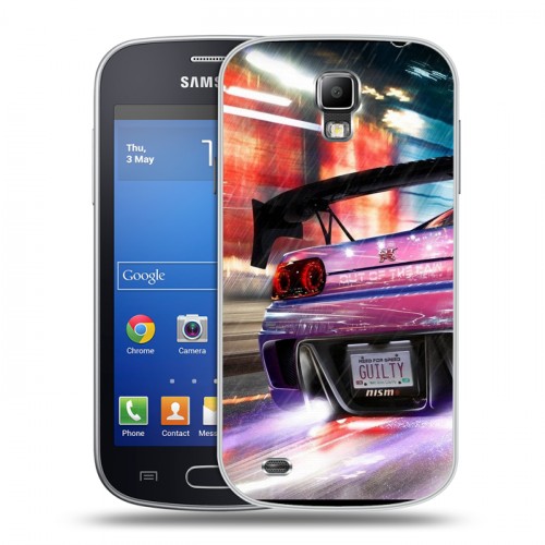 Дизайнерский пластиковый чехол для Samsung Galaxy S4 Active Need for speed