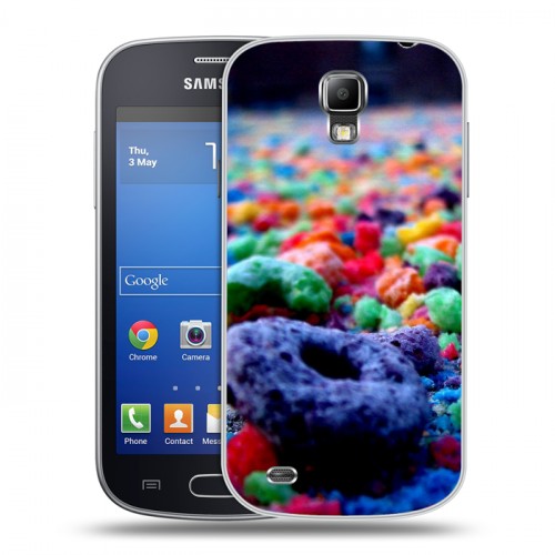 Дизайнерский пластиковый чехол для Samsung Galaxy S4 Active Конфеты