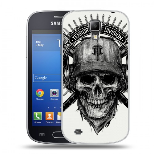 Дизайнерский пластиковый чехол для Samsung Galaxy S4 Active Арт черепа