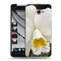 Дизайнерский пластиковый чехол для HTC Butterfly S Орхидеи