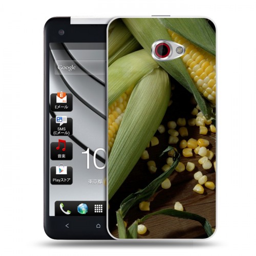Дизайнерский пластиковый чехол для HTC Butterfly S Кукуруза
