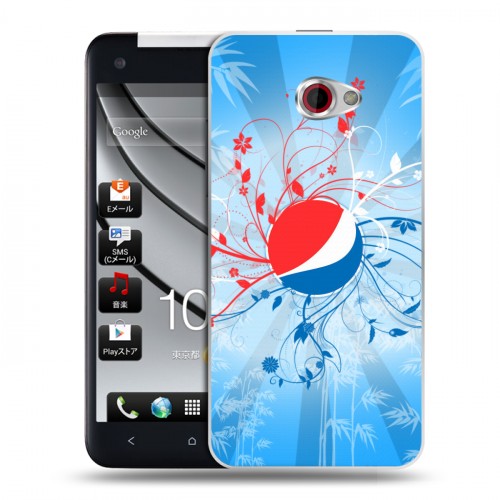 Дизайнерский пластиковый чехол для HTC Butterfly S Pepsi