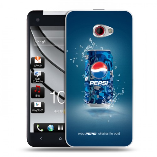 Дизайнерский пластиковый чехол для HTC Butterfly S Pepsi