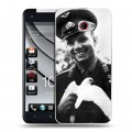Дизайнерский пластиковый чехол для HTC Butterfly S Юрий Гагарин