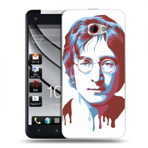 Дизайнерский пластиковый чехол для HTC Butterfly S Джон Леннон