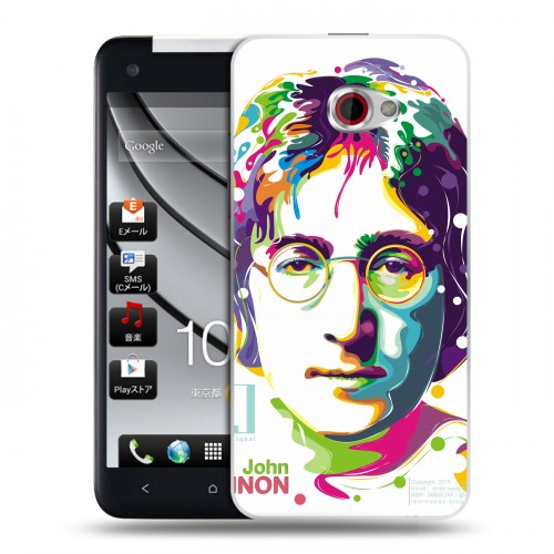 Дизайнерский пластиковый чехол для HTC Butterfly S Джон Леннон