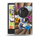Дизайнерский пластиковый чехол для Nokia Lumia 1020 Японские тату