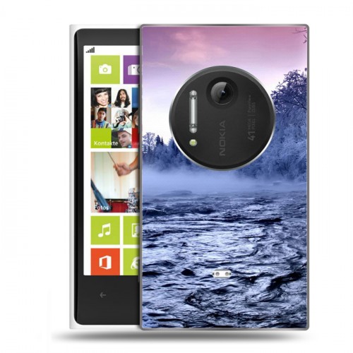 Дизайнерский пластиковый чехол для Nokia Lumia 1020 зима