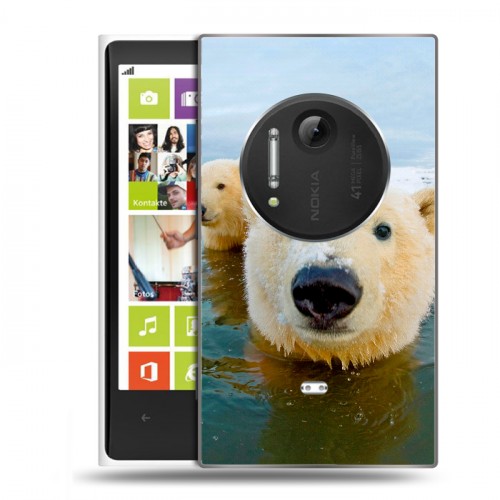 Дизайнерский пластиковый чехол для Nokia Lumia 1020 Медведи
