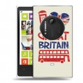 Дизайнерский пластиковый чехол для Nokia Lumia 1020 British love