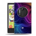 Дизайнерский пластиковый чехол для Nokia Lumia 1020 Размытые краски