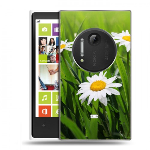 Дизайнерский пластиковый чехол для Nokia Lumia 1020 Ромашки