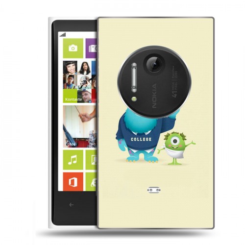 Дизайнерский пластиковый чехол для Nokia Lumia 1020 Коорпорация монстров