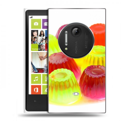 Дизайнерский пластиковый чехол для Nokia Lumia 1020 Мармелад